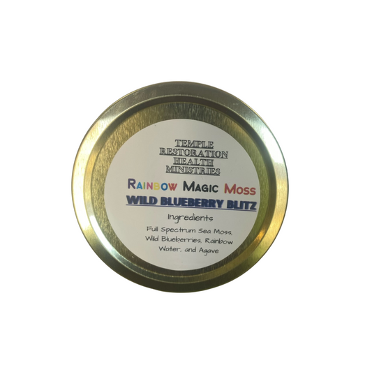 Rainbow Magic Moss: Wild Blueberry Blitz Sea Moss Gel (8 Oz.) - The New Atlantis