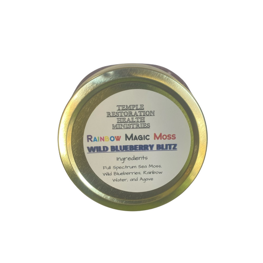 Rainbow Magic Moss: Wild Blueberry Blitz Sea Moss Gel (16 Oz.) - The New Atlantis